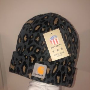Cheetah Print Carhartt beanie
